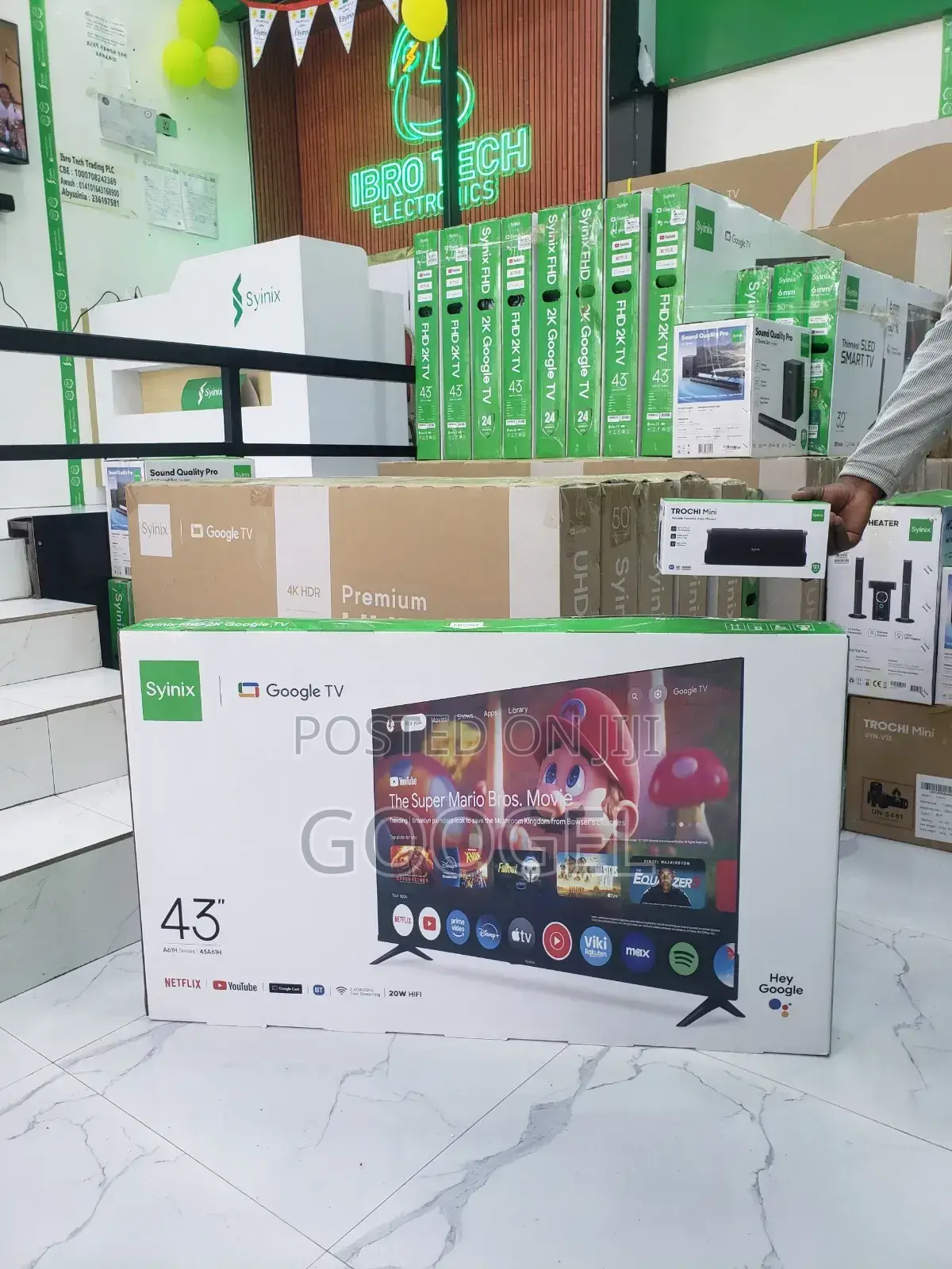 Syinix 43"4k New 2026 Google TV