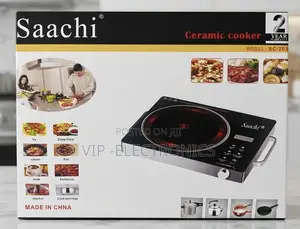 Saachi Ceramic Stove -Cooker - Single Burner Infrared Electric Cooktop