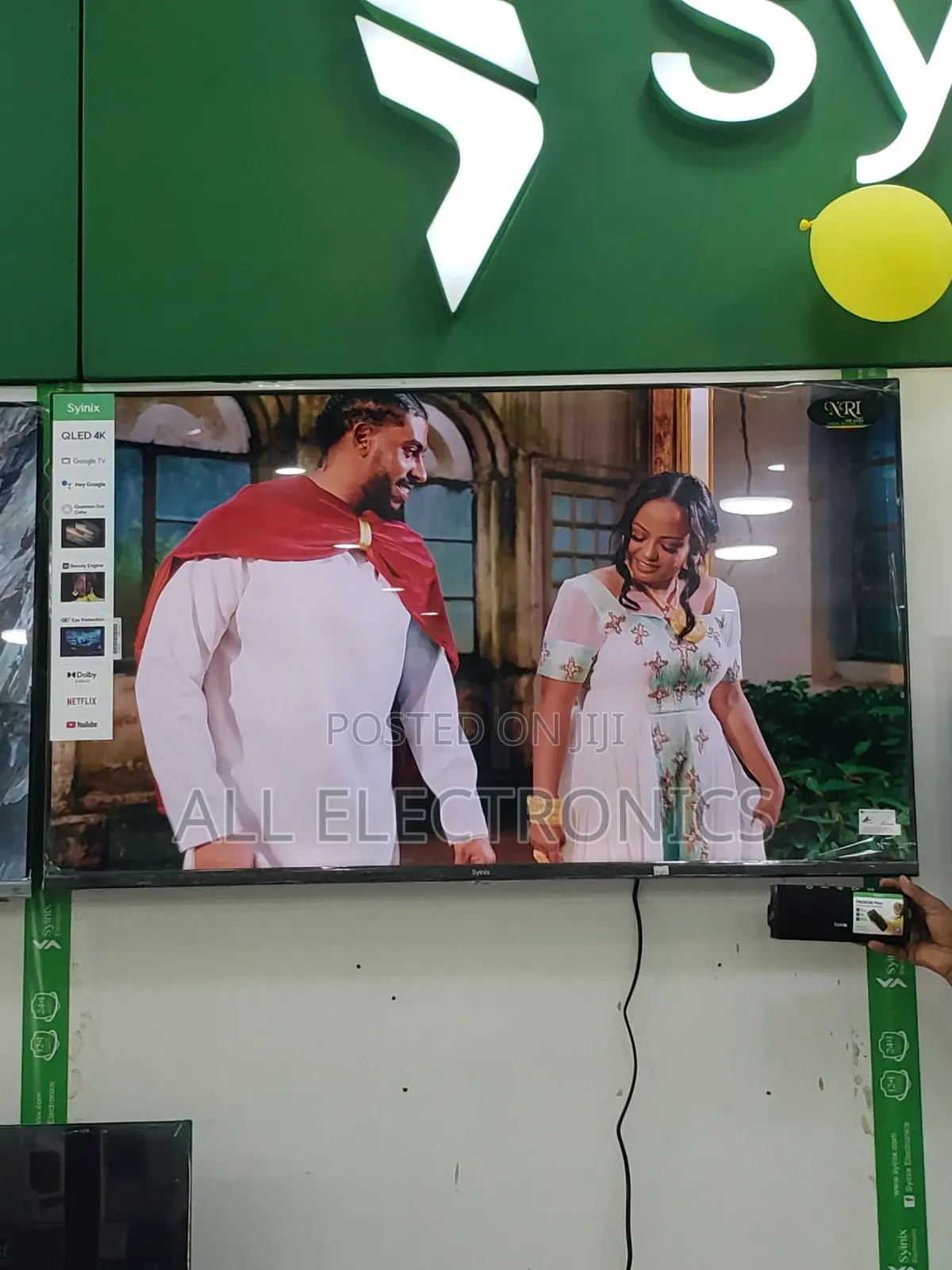 Syinix 55 Qled 4k Google TV Syinix