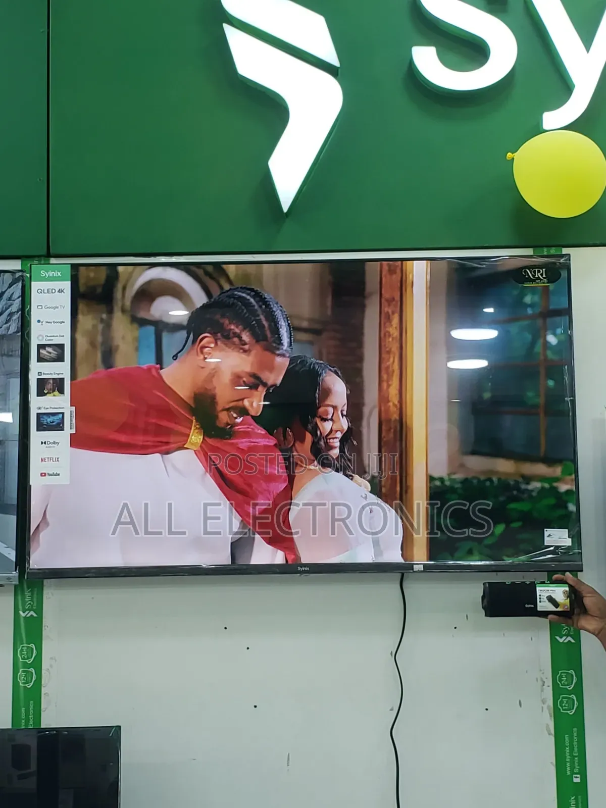 Syinix 55 Qled 4k Google TV Syinix