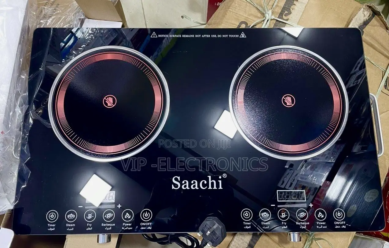 Saachi Ceramic Stove Double Burner Ceramic Cooker - Electric Cooktop