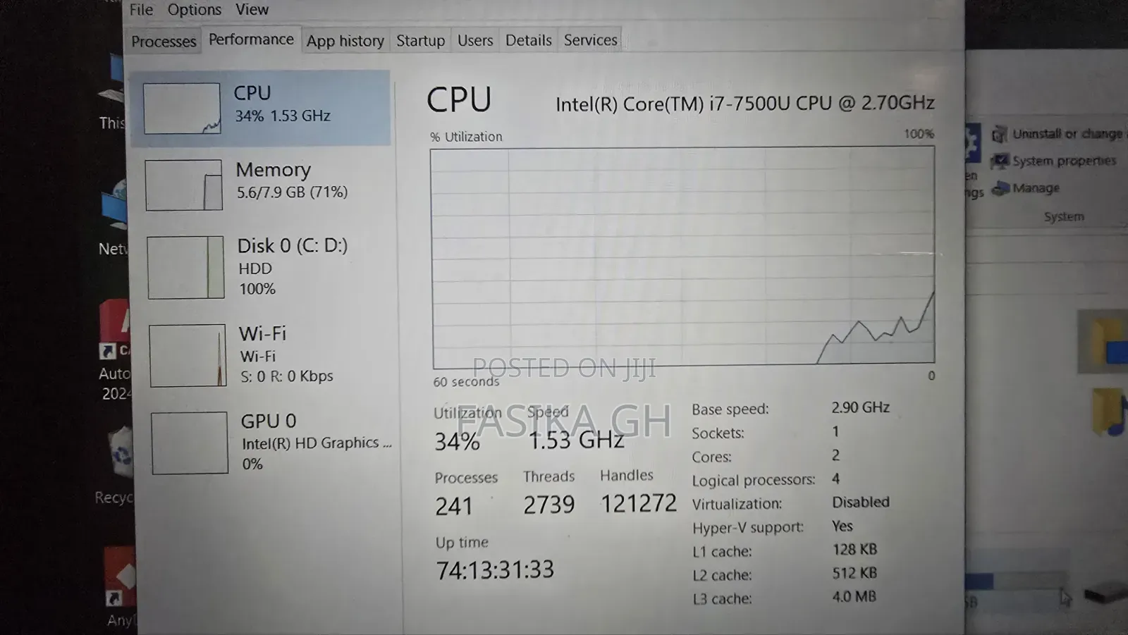 Laptop HP Envy 15 8GB Intel Core i7 HDD 1T