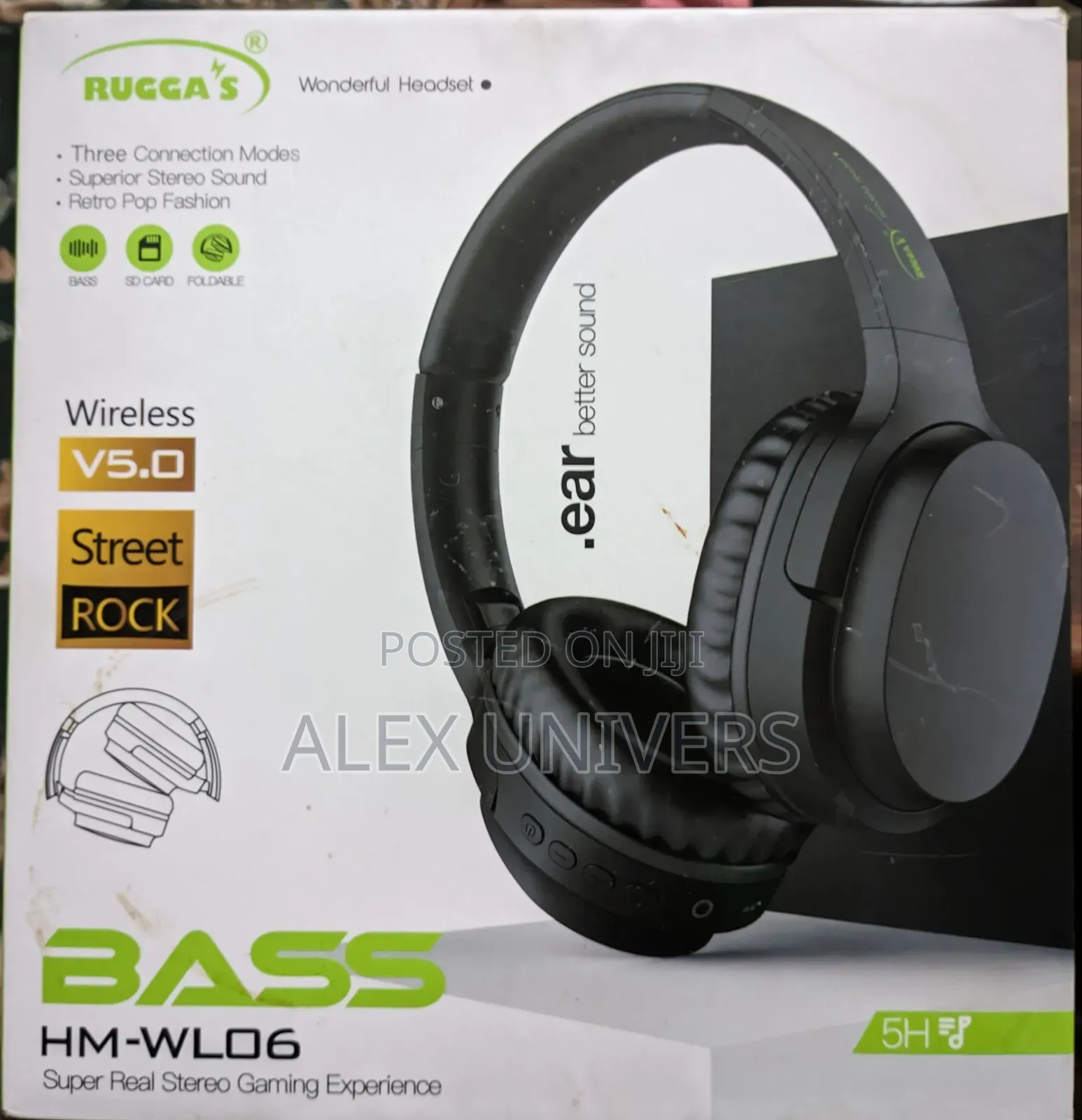 RUGGA'S Wonderful Headset
