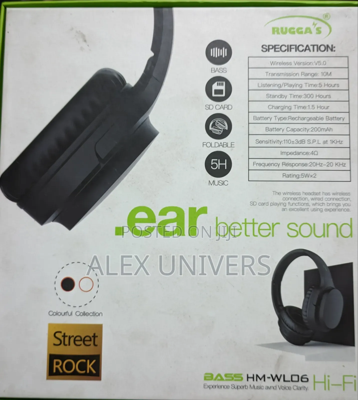 RUGGA'S Wonderful Headset