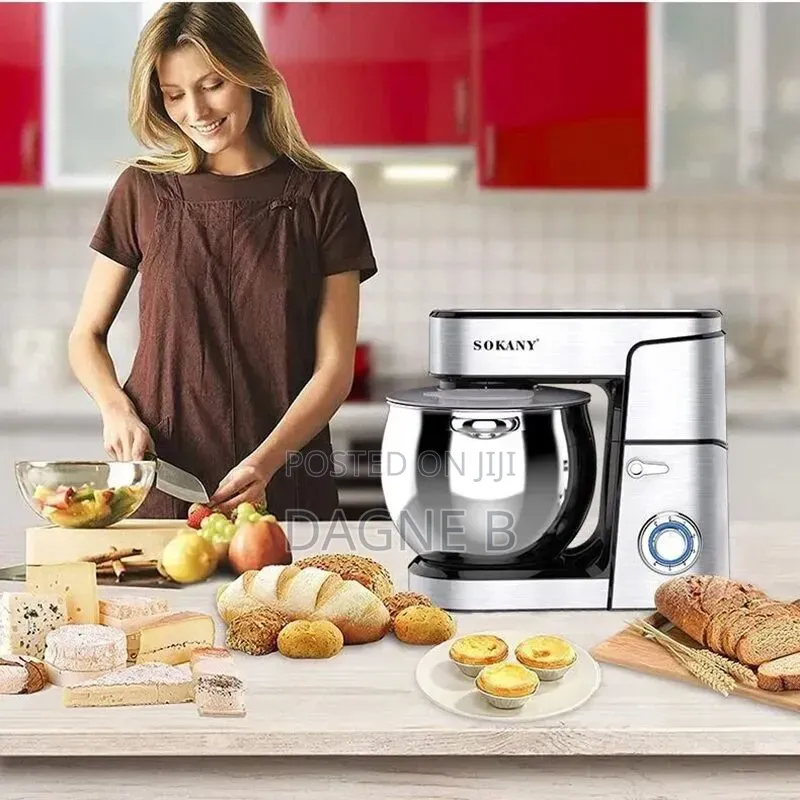 Mixer Sokany 624 Dough Kneading Machine ሶካኒ የሊጥ ማቡኪያ 13litre