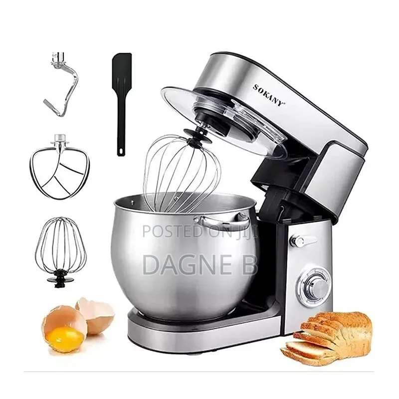 Mixer Sokany 624 Dough Kneading Machine ሶካኒ የሊጥ ማቡኪያ 13litre