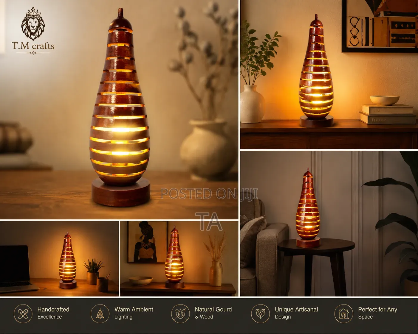 Custom Gourd Lampshade የመኝታ ቤት መብራት የእጅ ጥበብ መብራቶች ልዩ ልዩ መብራቶች