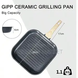 Frypan Square Die Casting Aluminum Grill Pan የማይዝ 4 ማእዘን መጥበሻ