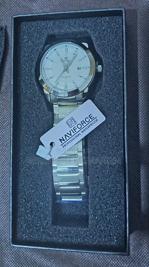 Naviforce Nf8029 Men's Luxury Quartz Wristwatch-Date Display- S.S Band