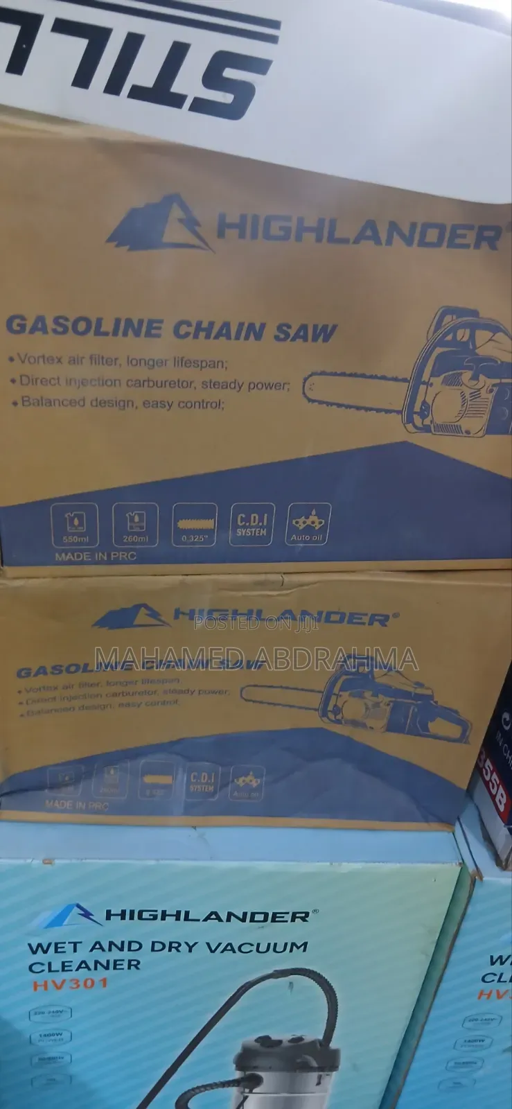 Highlander Gasoline Chainsaw