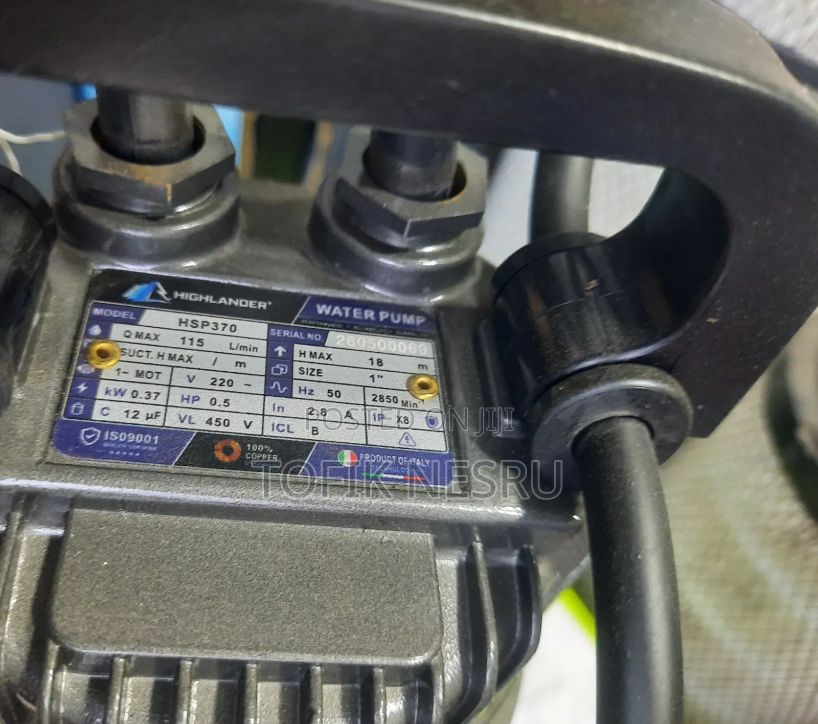 Highlander Sumersible Pump H.max 18