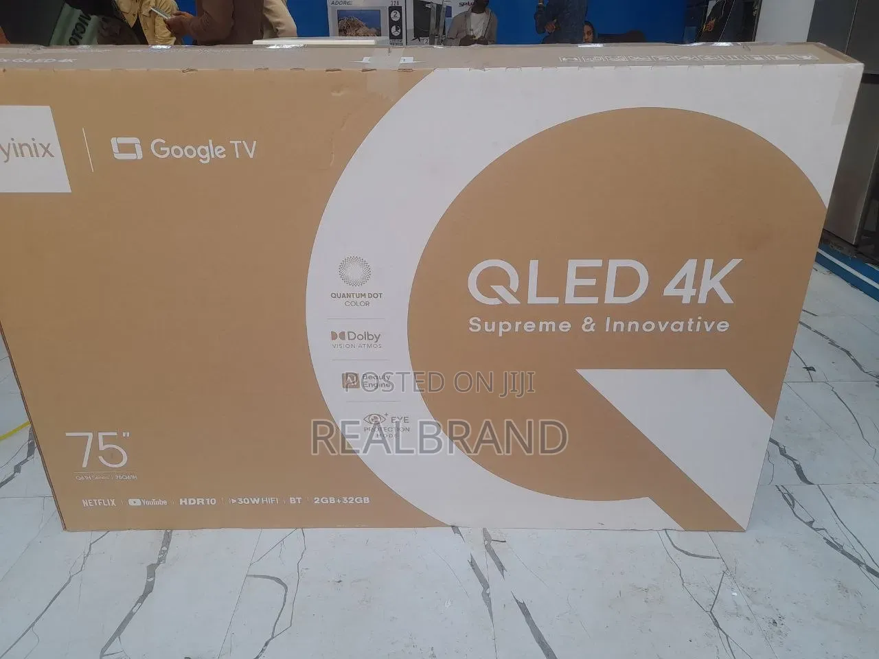 Big Size Synix QLEd Synix Google TV