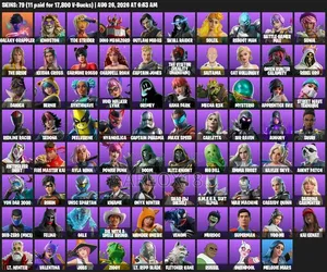 Fortnite Stacked Account ⚜️KAI CENAT ⚜️ Galaxy Grappler ⚜️ Venom