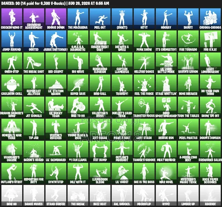 Fortnite Stacked Account ⚜️KAI CENAT ⚜️ Galaxy Grappler ⚜️ Venom