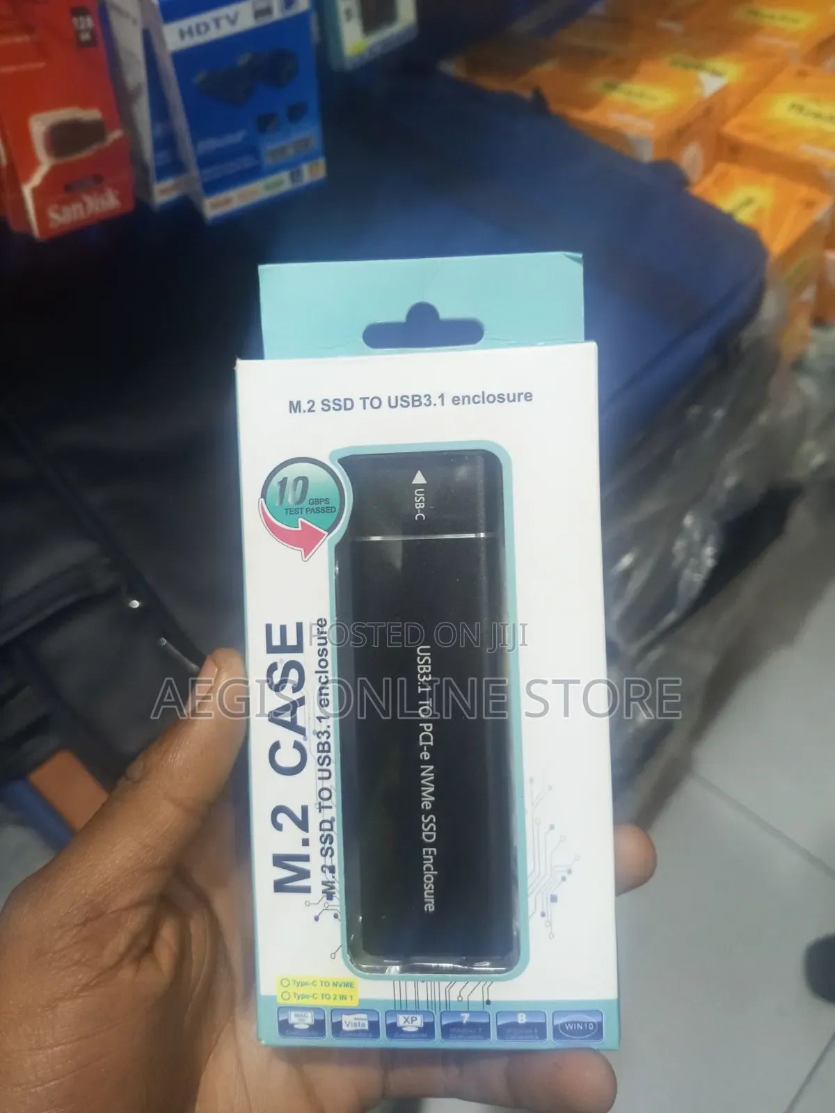 M.2 NVMe SSD to USB 3.1 Enclosure