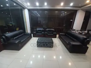 Full Leather Sofa Set With Durability. ሶፋ