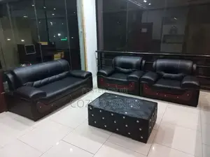 Full Leather Sofa Set With Durability. ሶፋ