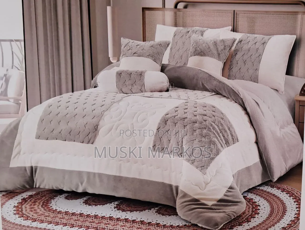 Seven (7) PCS Comforter Set