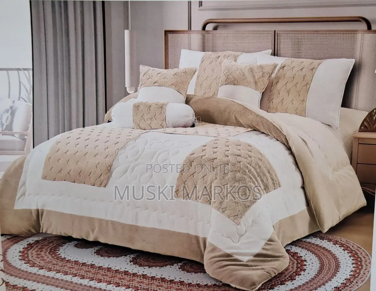 Seven (7) PCS Comforter Set