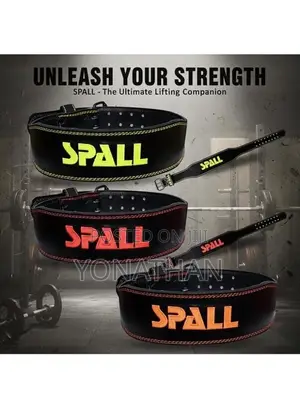 Leather Weight Lifting Belt