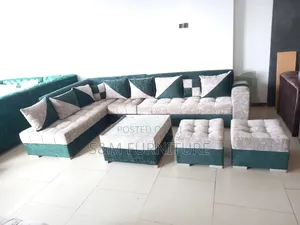Vibrant 8 Seater L Shape Sofa. ሶፋ