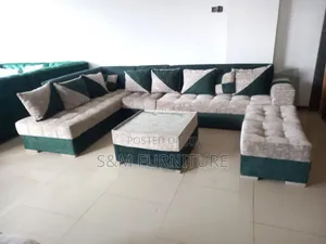 Vibrant 8 Seater L Shape Sofa. ሶፋ