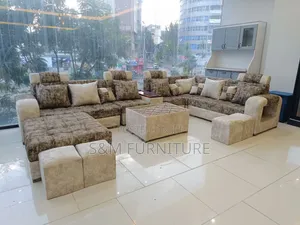 Prismatic U Shape Sofa. ሶፋ