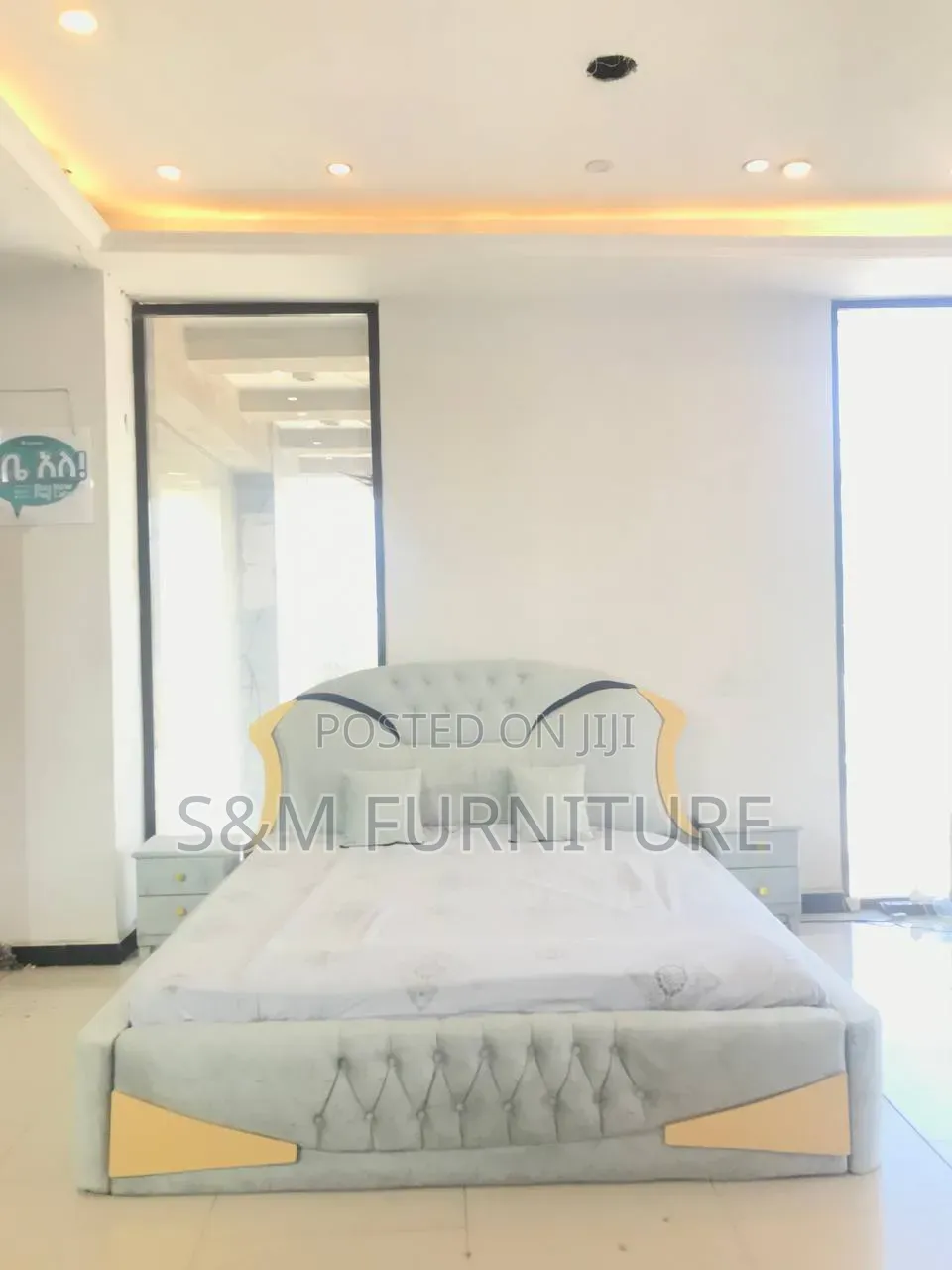 1.80 Meters Bed With a Touch of Elegance. አልጋ