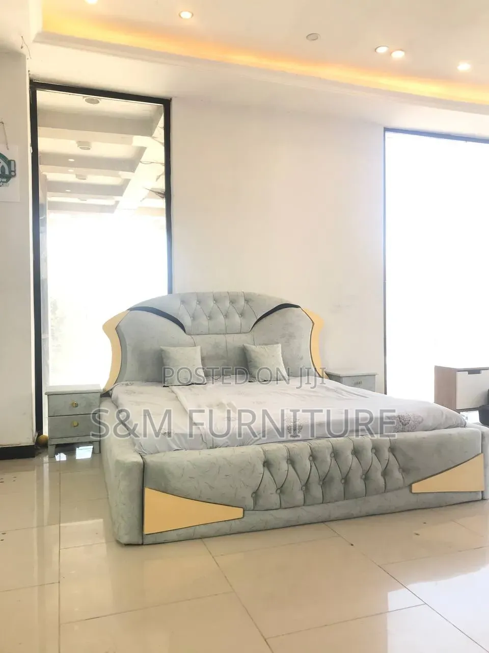 1.80 Meters Bed With a Touch of Elegance. አልጋ
