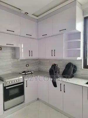 Flashy Kitchen Cabinet Priced Per Square Meter. ኪችን በካሬ
