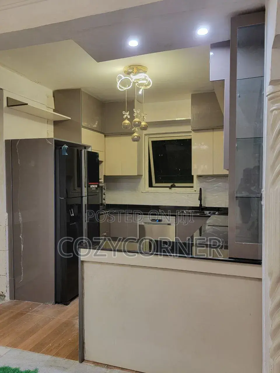 Stylish Kitchen Cabinet Priced Per Square Meter. ኪችን በካሬ