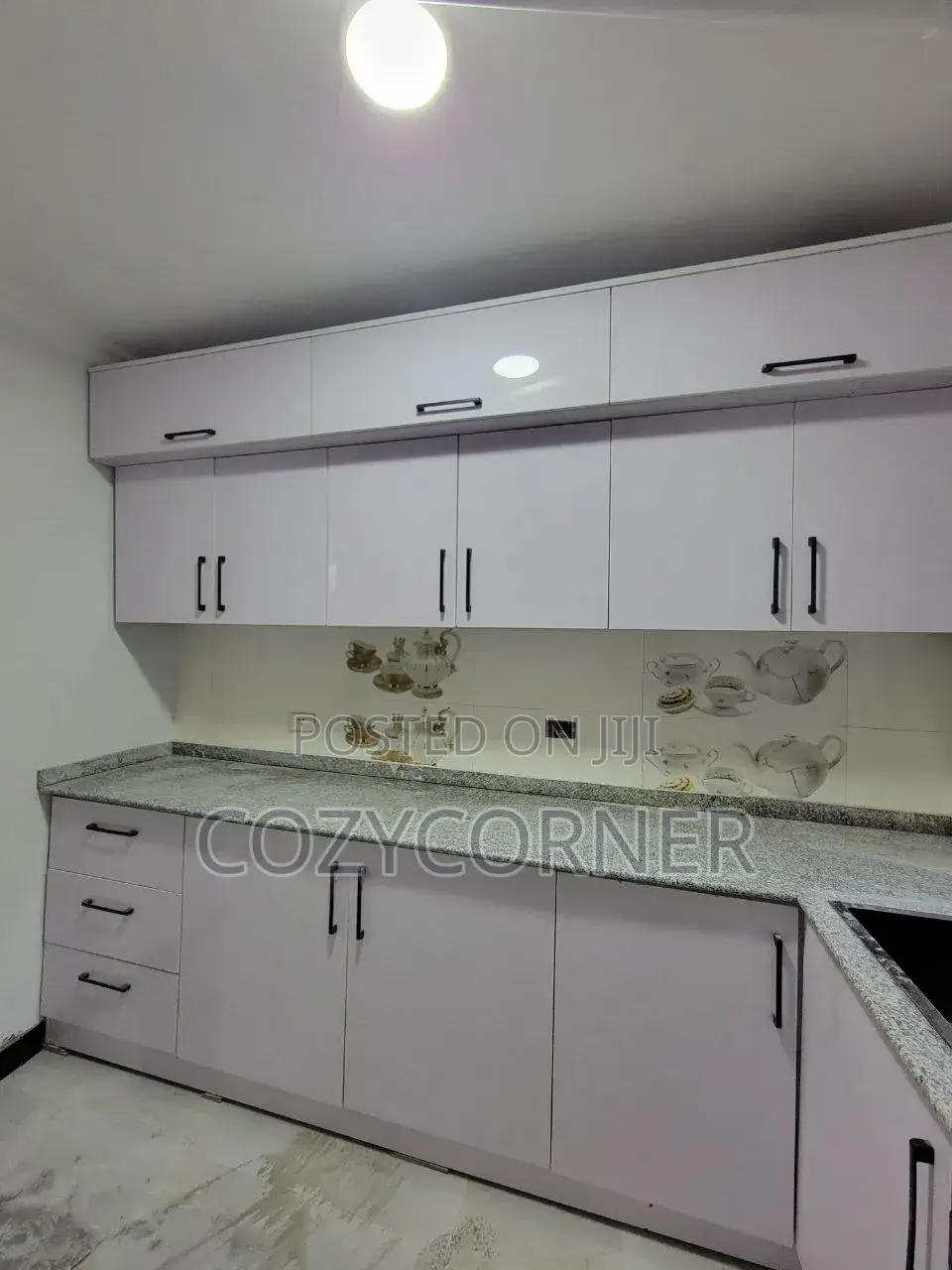 Glamorous Kitchen Cabinet Priced Per Square Meter. ኪችን በካሬ