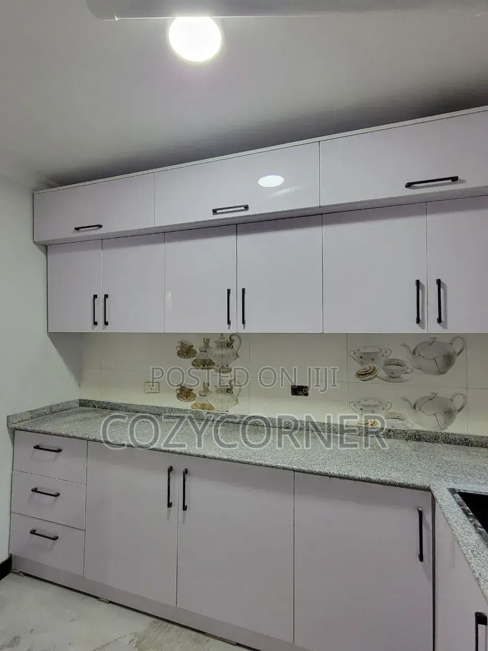 Glamorous Kitchen Cabinet Priced Per Square Meter. ኪችን በካሬ