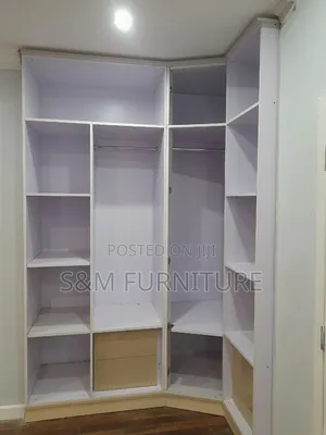 Corner Wardrobe Priced Per Square Meter. ቁምሳጥን በካሬ