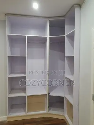 Corner Wardrobe Priced Per Square Meter. ቁምሳጥን በካሬ