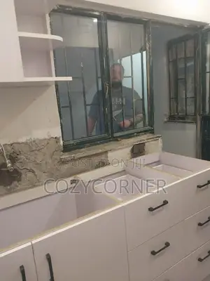 Laminated Kitchen Cabinet Priced Per Square Meter. ኪችን በካሬ