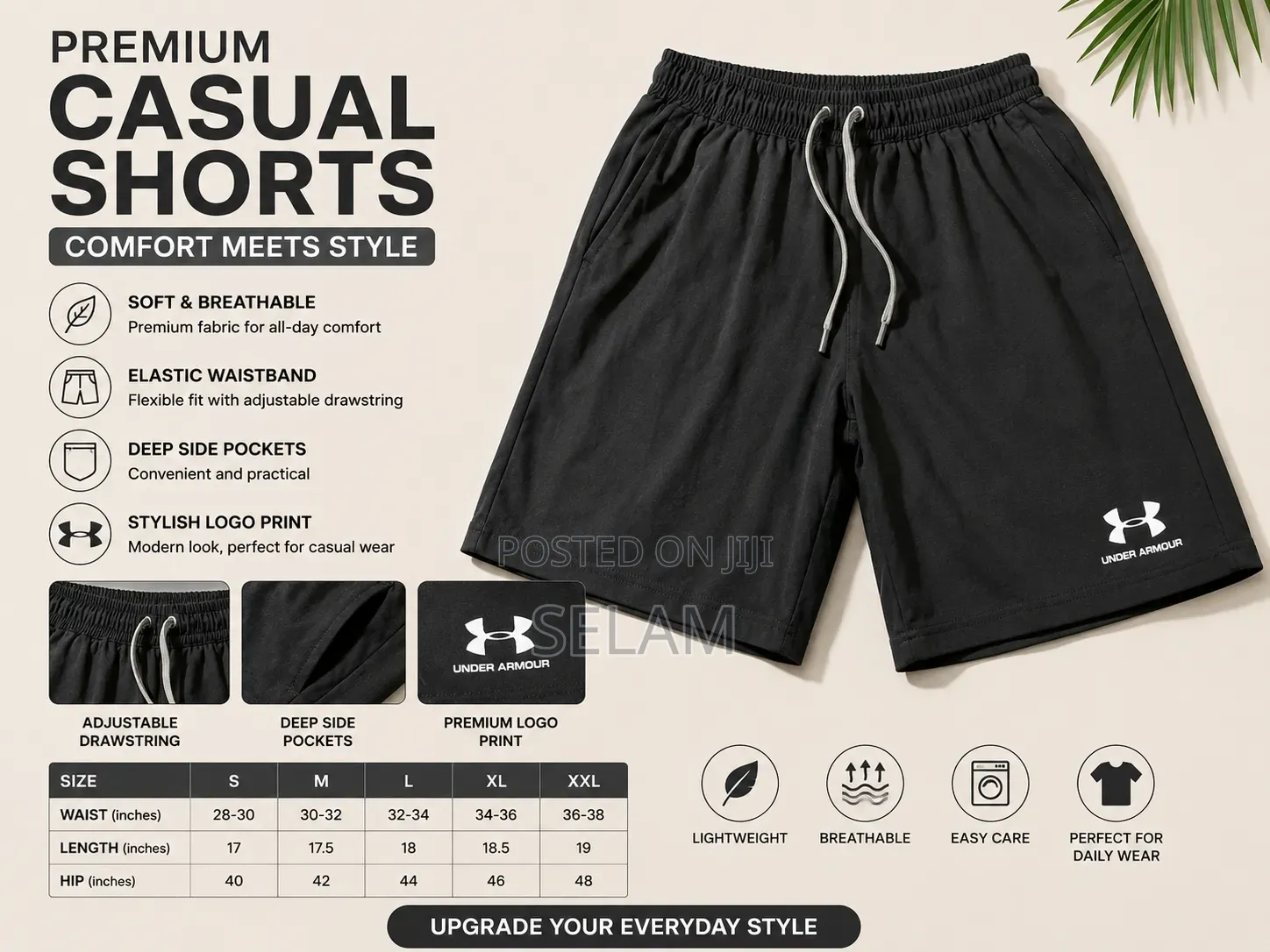 Quality ቁምጣ Shorts S/M