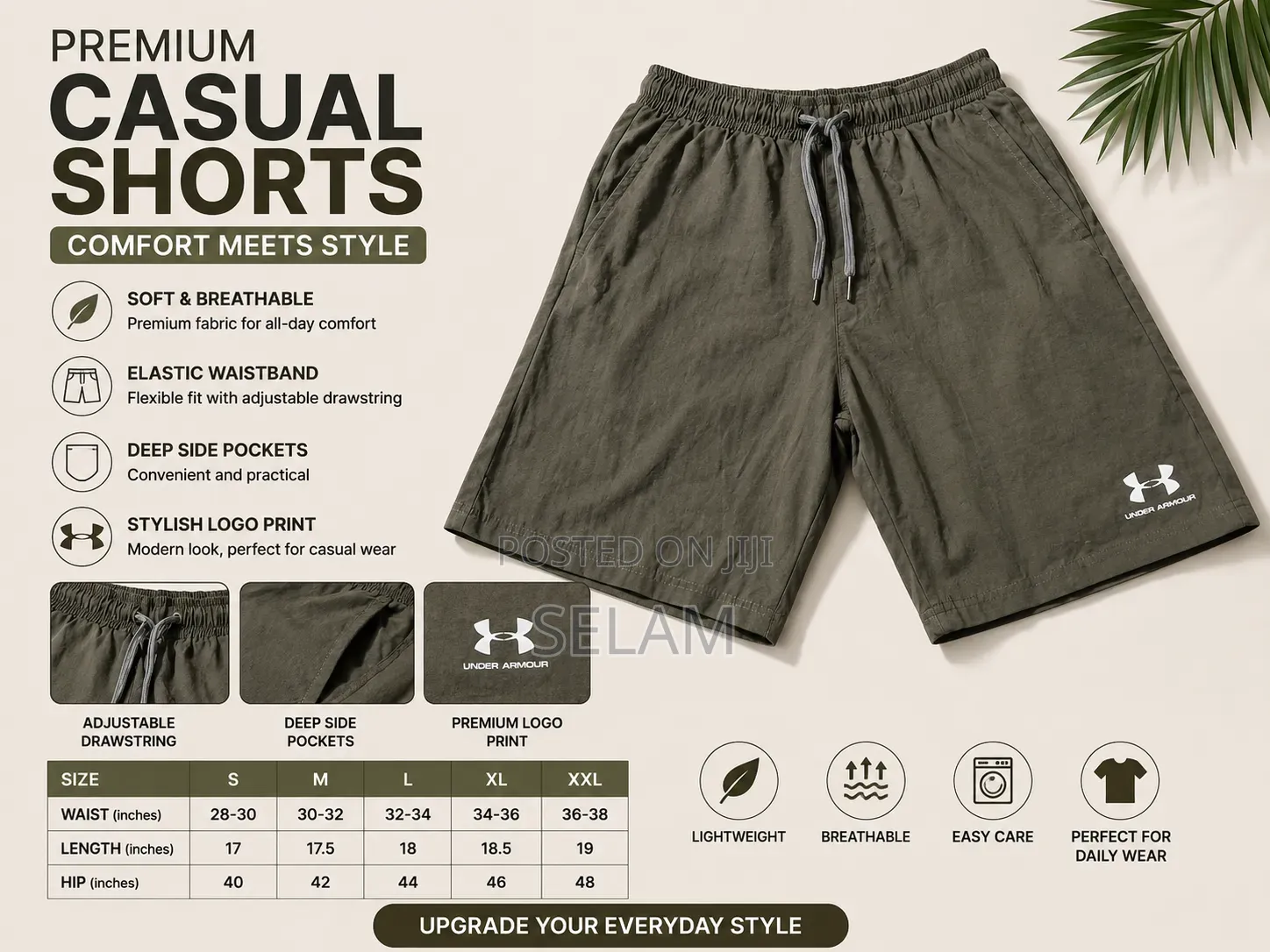Quality ቁምጣ Shorts S/M