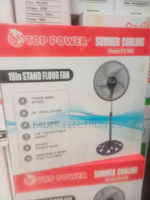 Top Power 18 Inch Stand Floor Fan