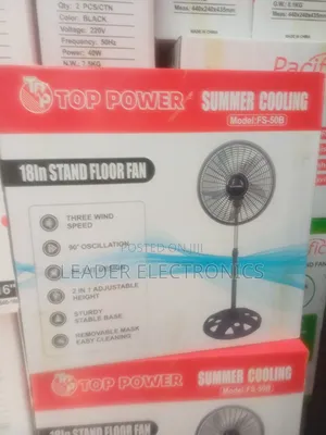 Top Power 18 Inch Stand Floor Fan