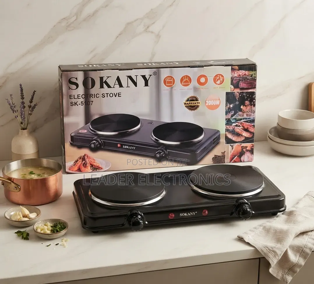 Sokany Electric Stove – Powerful Heating | Fast, Convenient & Easy