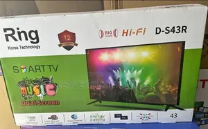 Ring TV 43" Smart Android TV – Double Glass Design | Stylish & Modern
