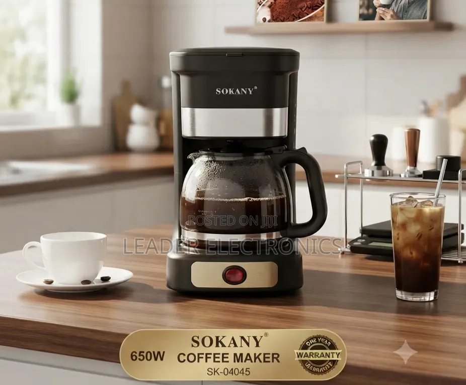 Sokany Coffee Maker 750ml – Convenient, Fast & Delicious Coffee at Hom