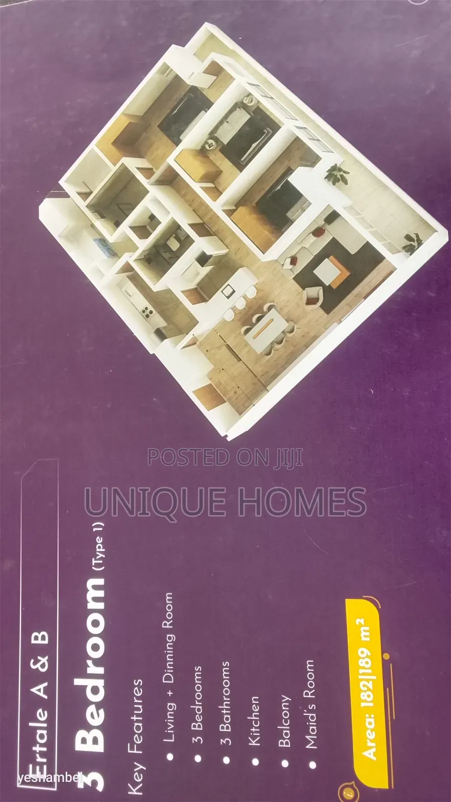 3bdrm Apartment in Amibara Properties, Arada for sale