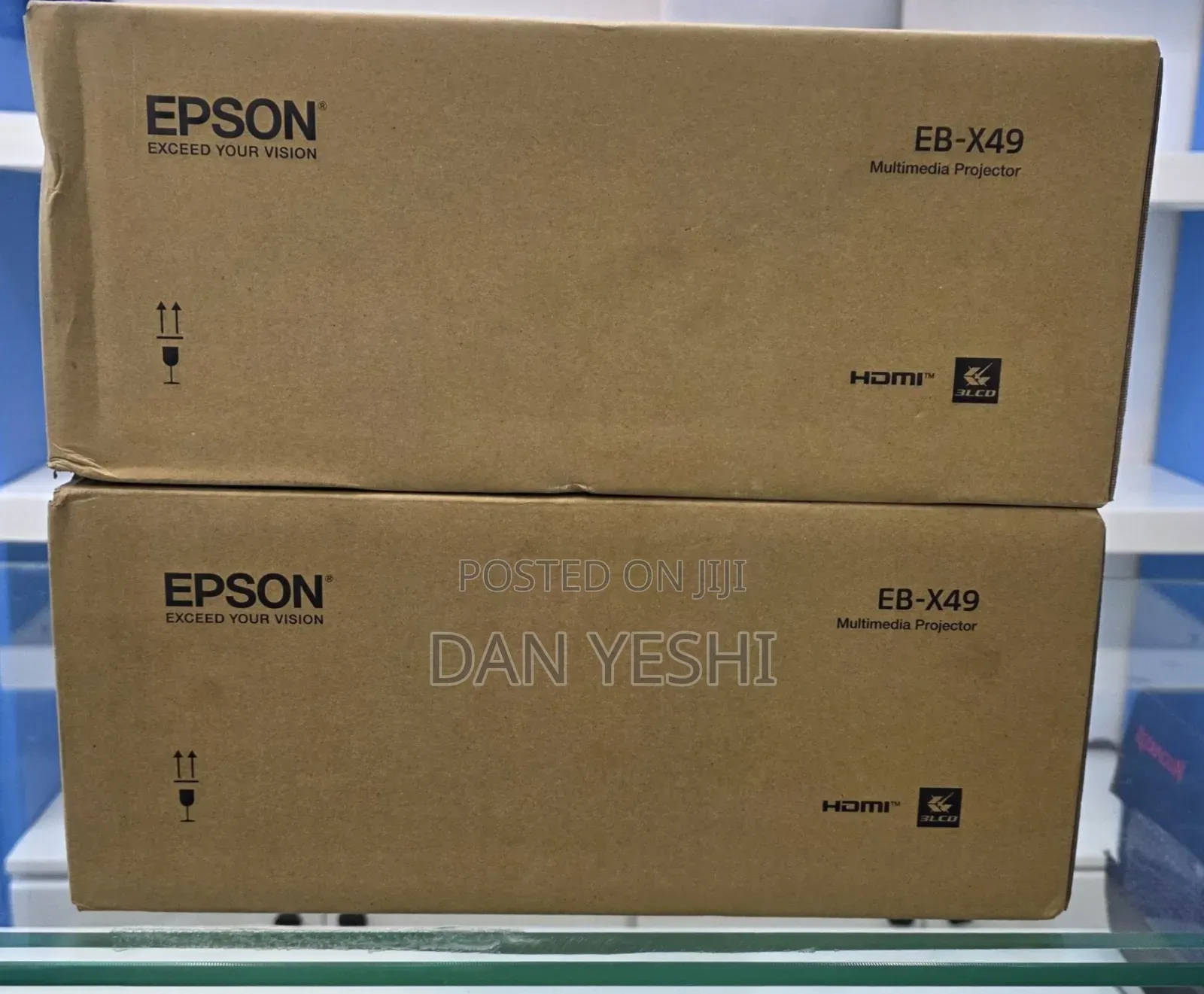 Brand New Epson Projector 
Model : EB-X49  
Technology: 3LCD