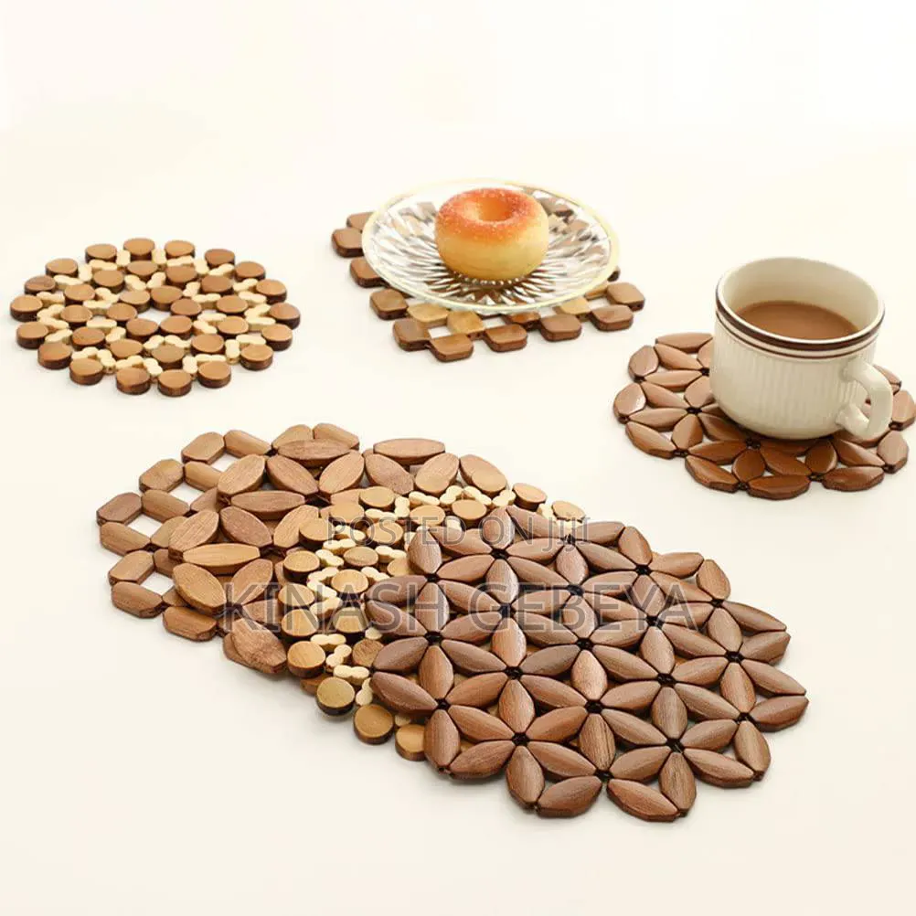 Modern Bamboo Trivet Table Mat