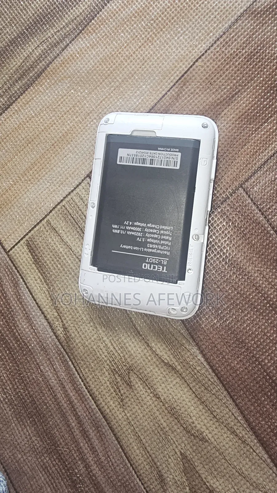 TECNO 4G Portable WiFi Router