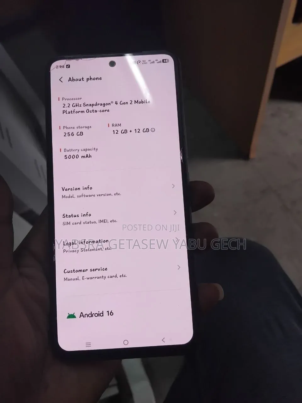 New Vivo V30 5G 256 GB Black