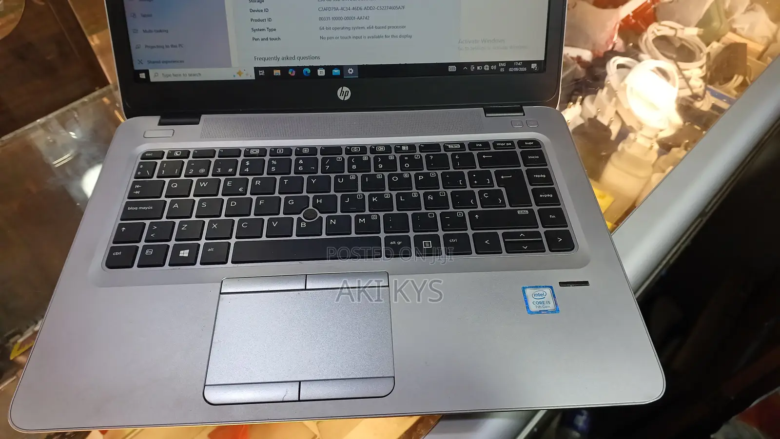 New Laptop HP EliteBook 840 8GB Intel Core i5 HDD 256GB
