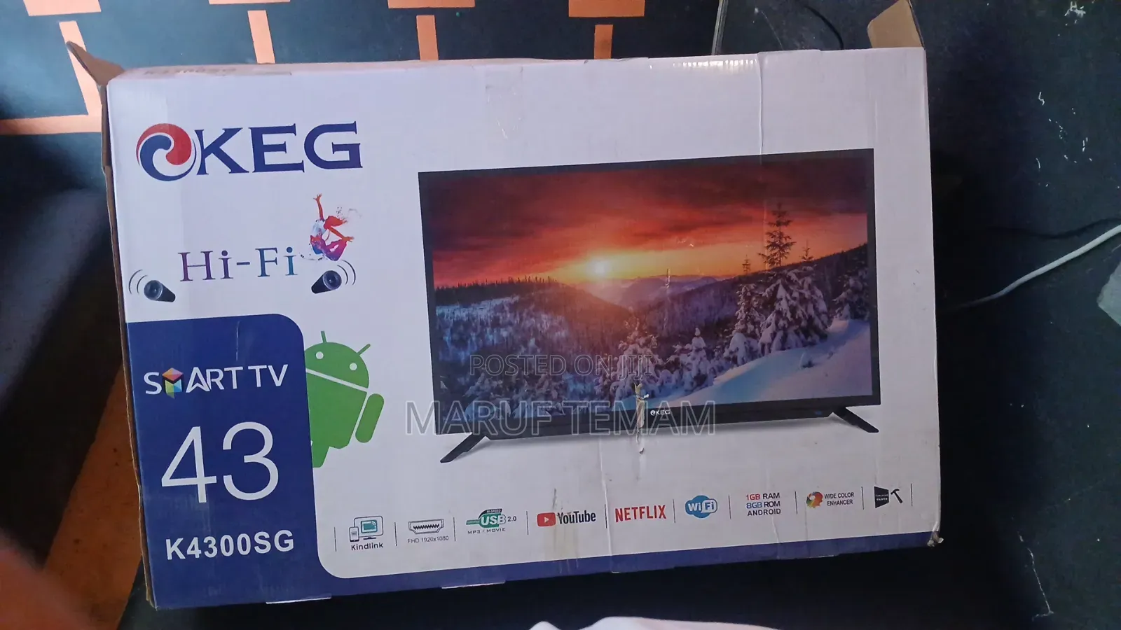 KEG Smart 43 Inch 4K Resolution Android